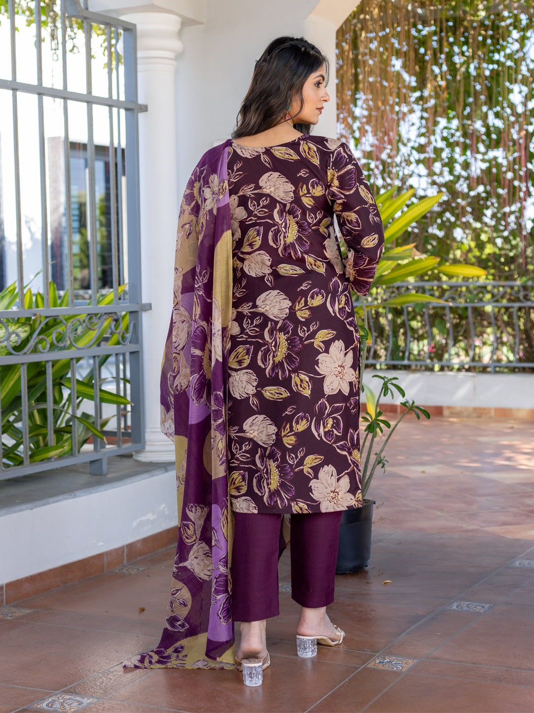 Elegant Cotton Kurti Set with Pant And Dupatta | Ready to Wear for Festivals