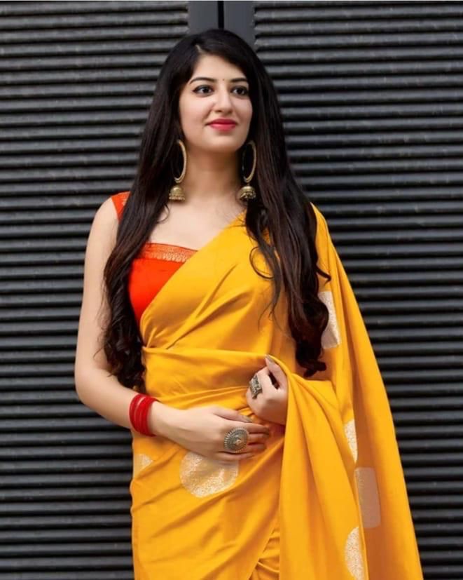 No Drama, Just Glam - Silk Saree with Extra Jacquard Detail-Minimum Qty -10 Pic