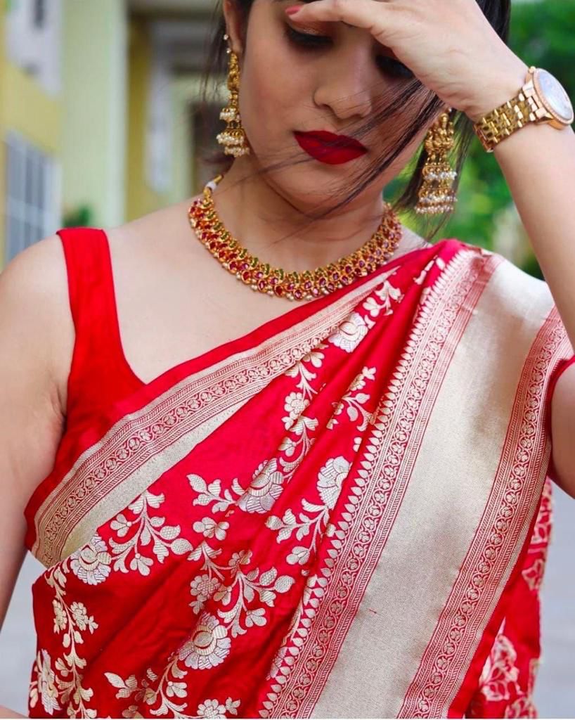 Saree 2.0 - Luxe Jacquard Border for Gen-Z Glam Girls-Minimum Qty -10 Pic