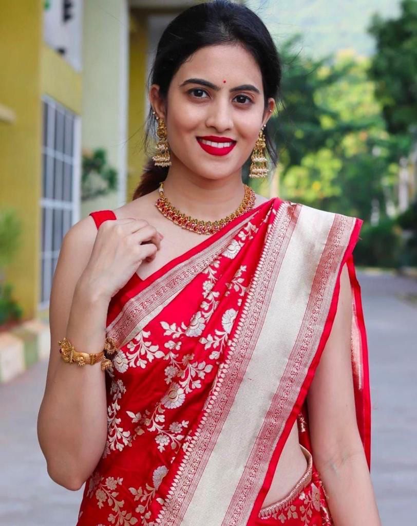 Saree 2.0 - Luxe Jacquard Border for Gen-Z Glam Girls-Minimum Qty -10 Pic