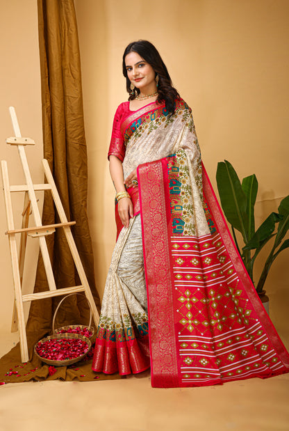 Runglory Classic Dola Silk Saree for Wedding