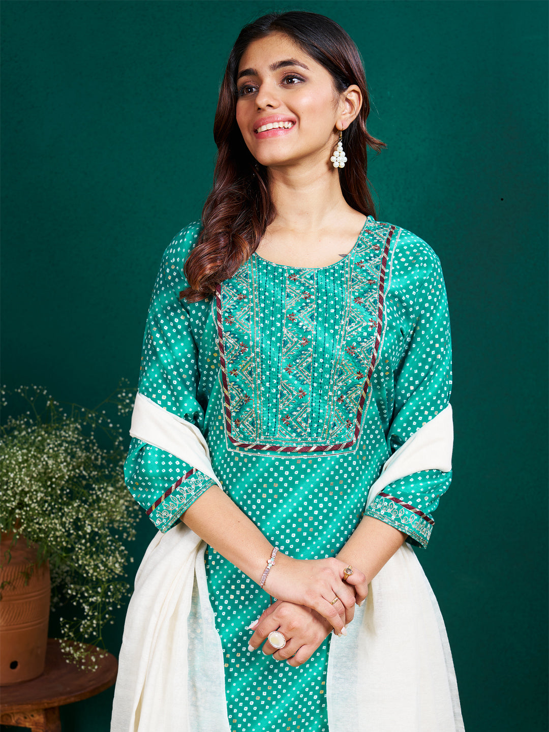 Ready to Wear Kurti Set with Fancy Dupatta for Women