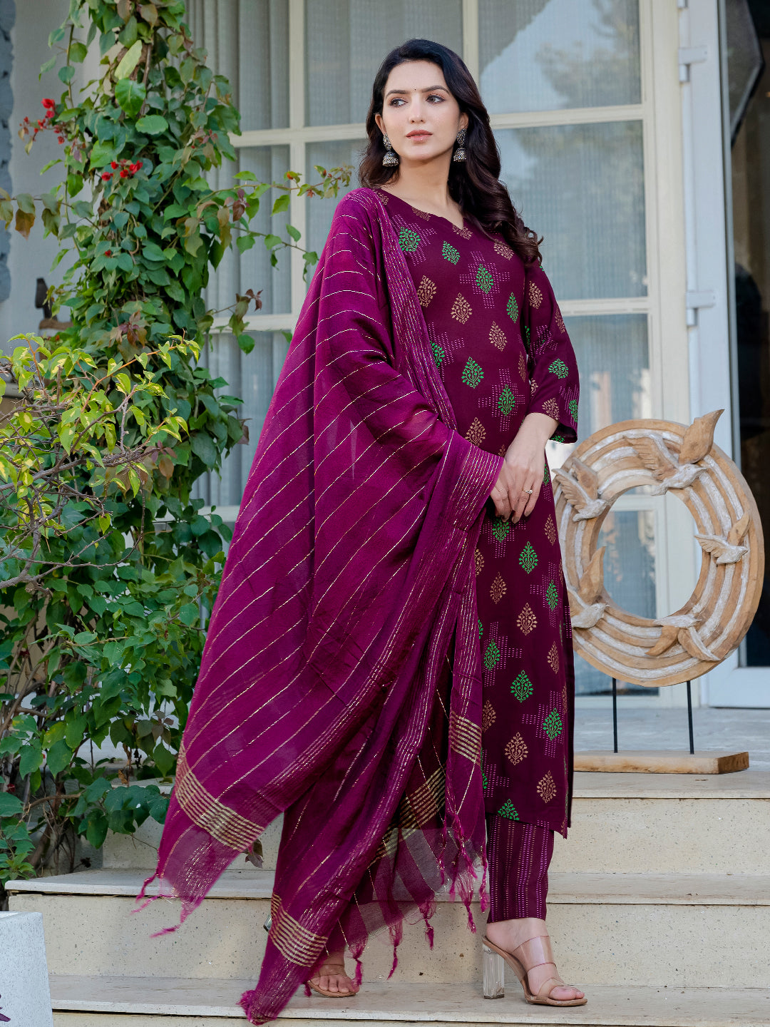 Stylish Kurti Pant with Rich Dupatta - Elegant Indian Wear