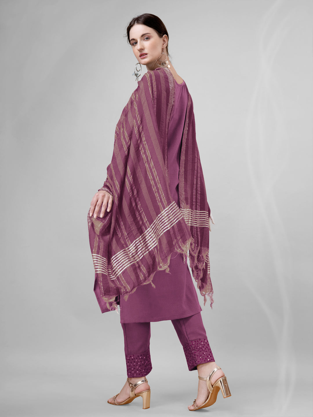 Ready to Wear Kurti Pant And Fancy Dupatta Set for Women