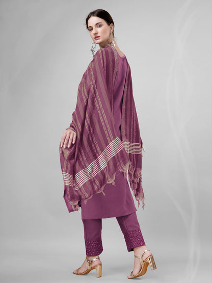 Ready to Wear Kurti Pant And Fancy Dupatta Set for Women