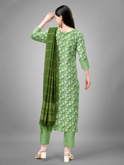 Celebration Wear Kurti And Pant Set with Fancy Dupatta