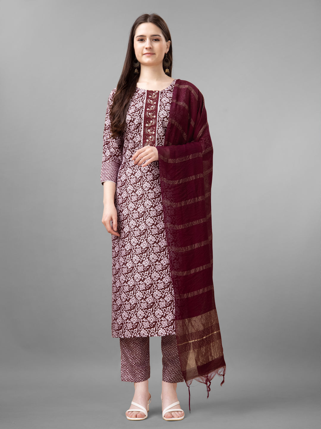 Function-Ready Kurti Pant with Gorgeous Dupatta
