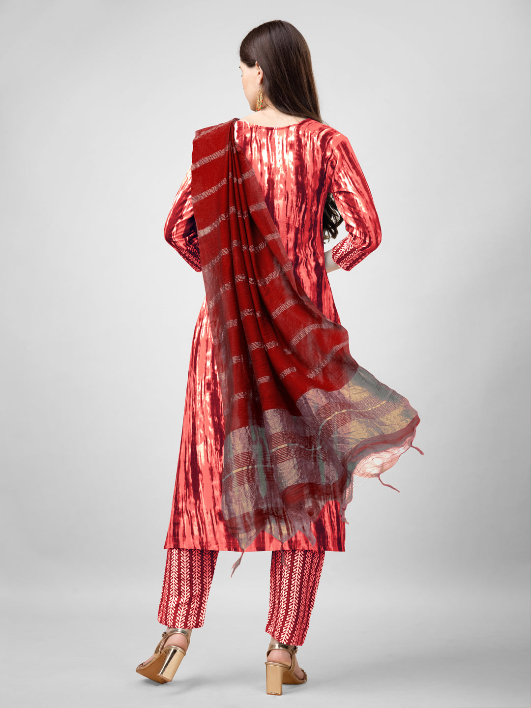 Designer Ethnic Set for Festive Occasions - Kurti, Pant And Dupatta