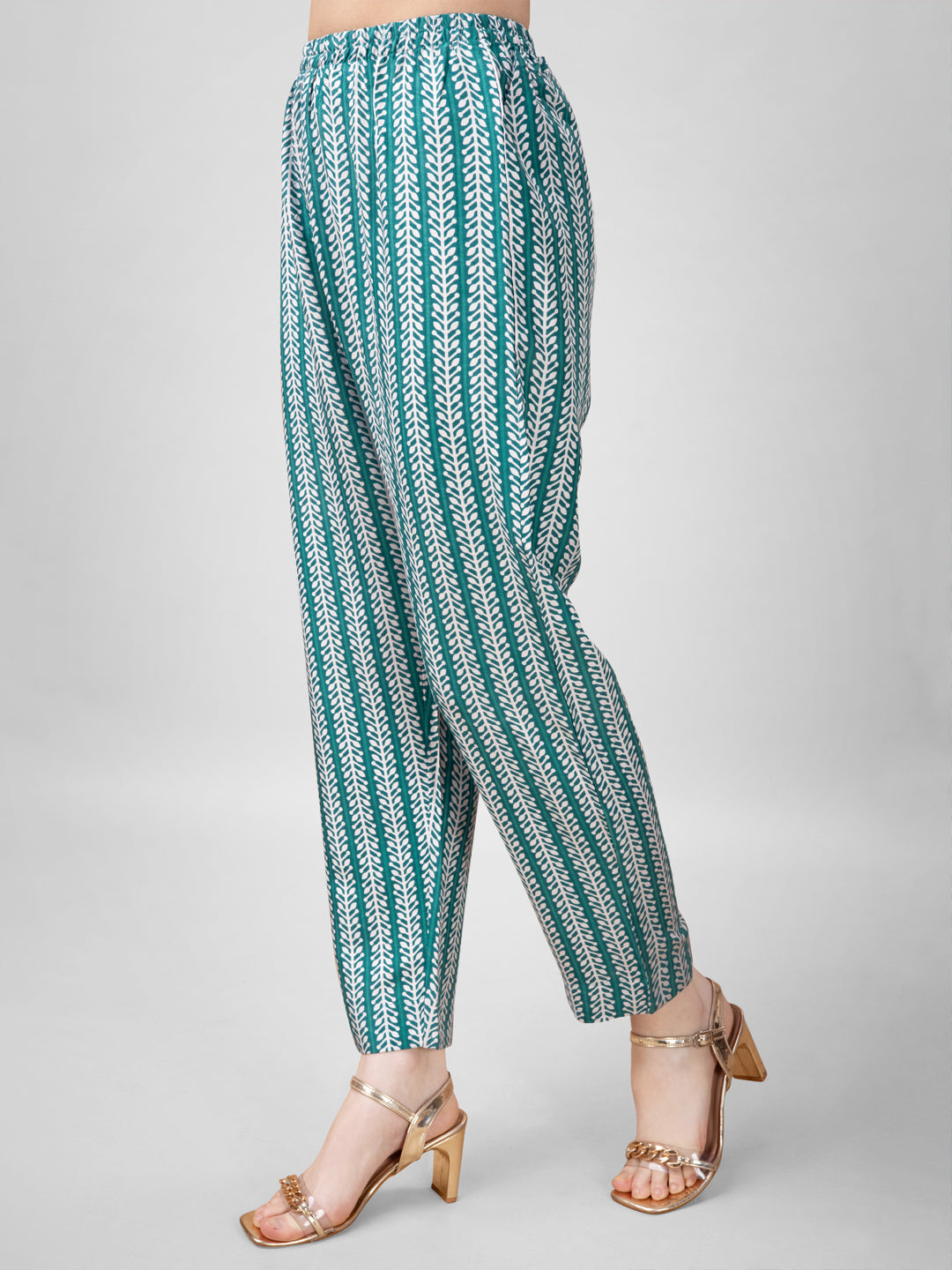 Comfort Fit Kurti Pant Set with Decorative Dupatta