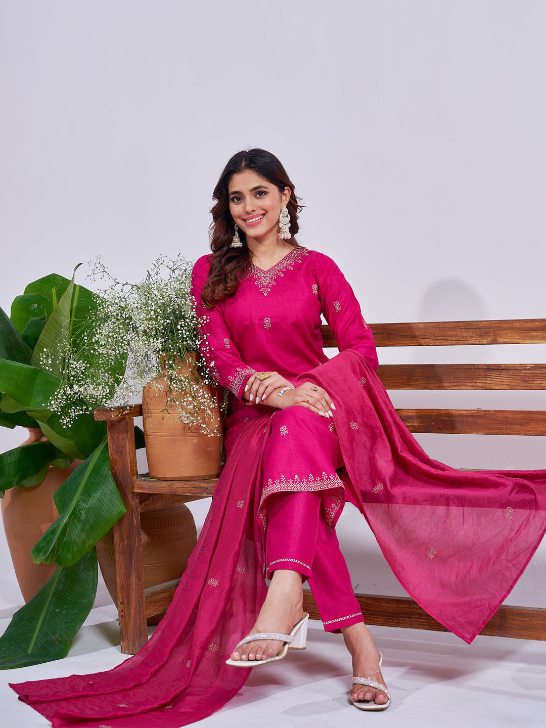 Graceful Stitched Kurti Set with Luxe Dupatta