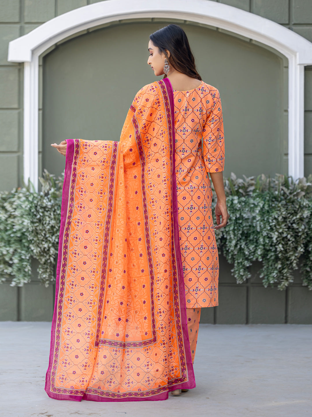 Trendy Cotton Kurti Set for Women | Festive Collection | 3-Piece Set