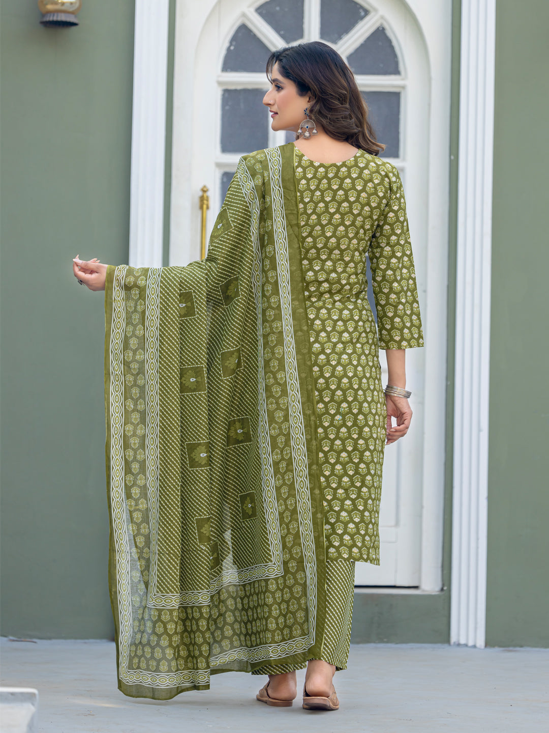 Readymade Kurti Set | Cotton Pant And Dupatta | Festival Favorite