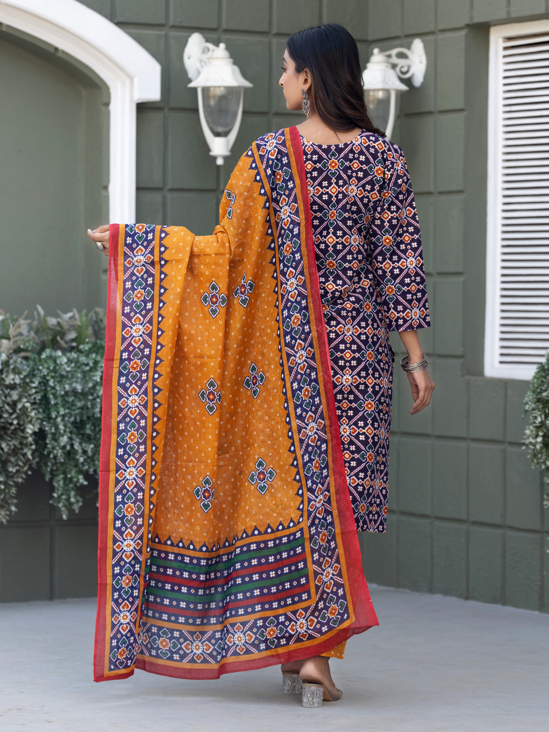 Vibrant Festive Wear Kurti Set | Cotton Comfort | Stylish Design
