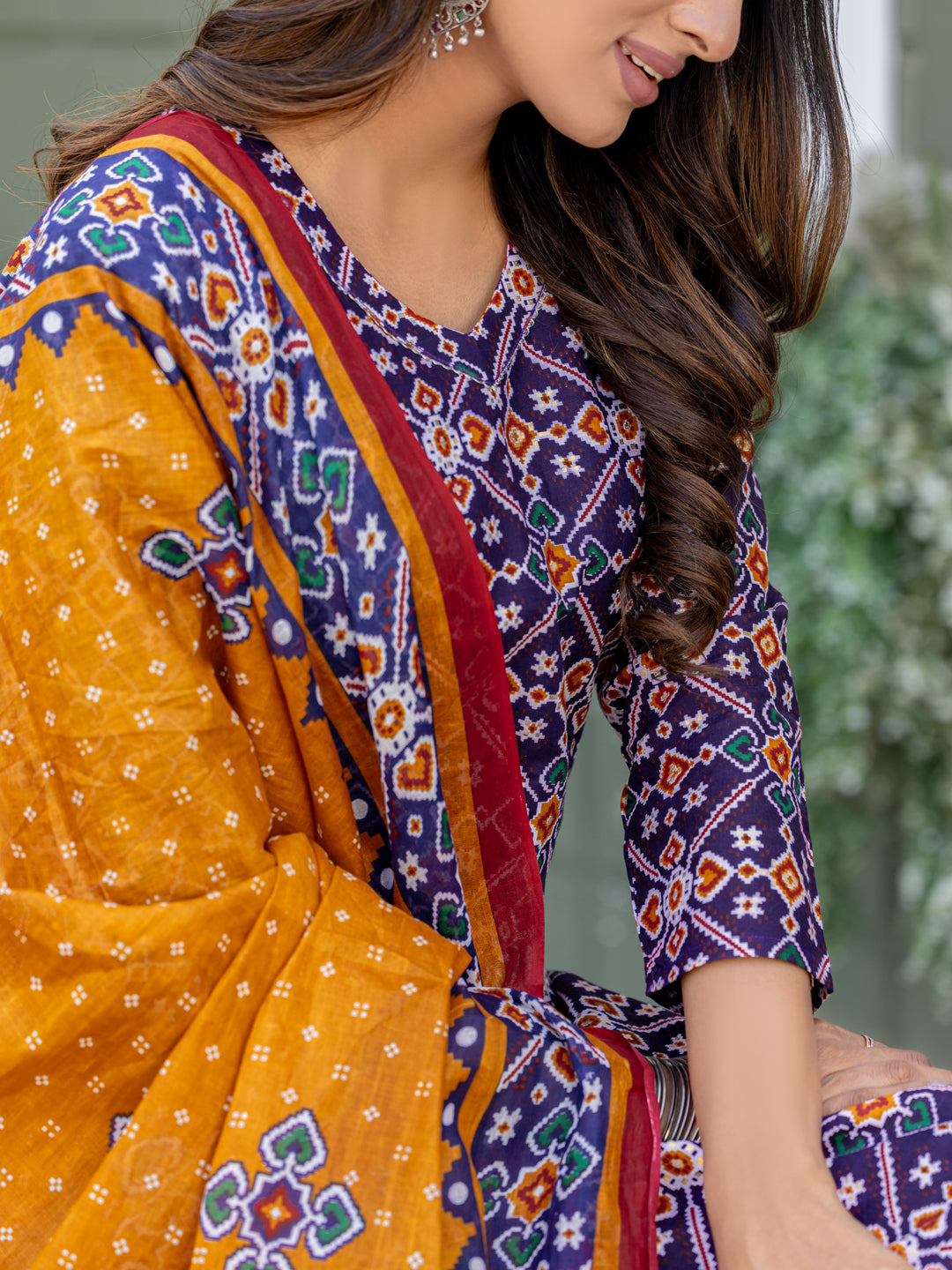 Vibrant Festive Wear Kurti Set | Cotton Comfort | Stylish Design