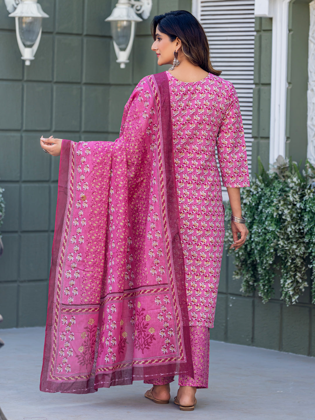 3-Piece Designer Cotton Kurti Set | Ready for Festival Season