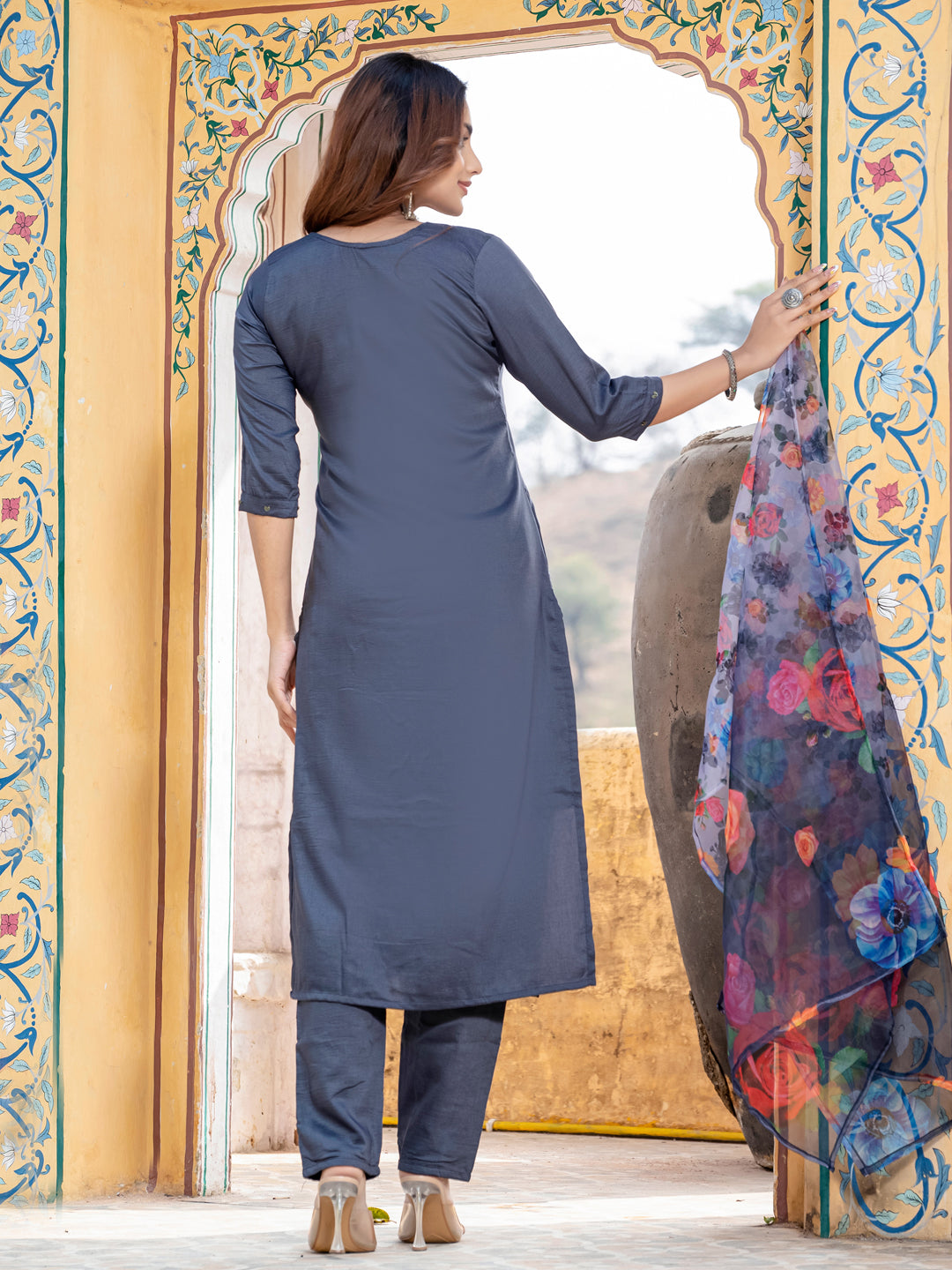 Festival Ready Cotton Kurti Suit Set | Stylish and Breathable