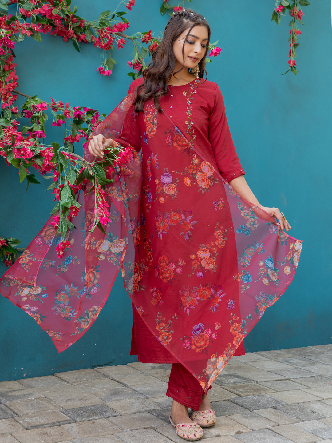 Cotton Kurti Suit Set for Women | Trendy Prints | Festive Wear