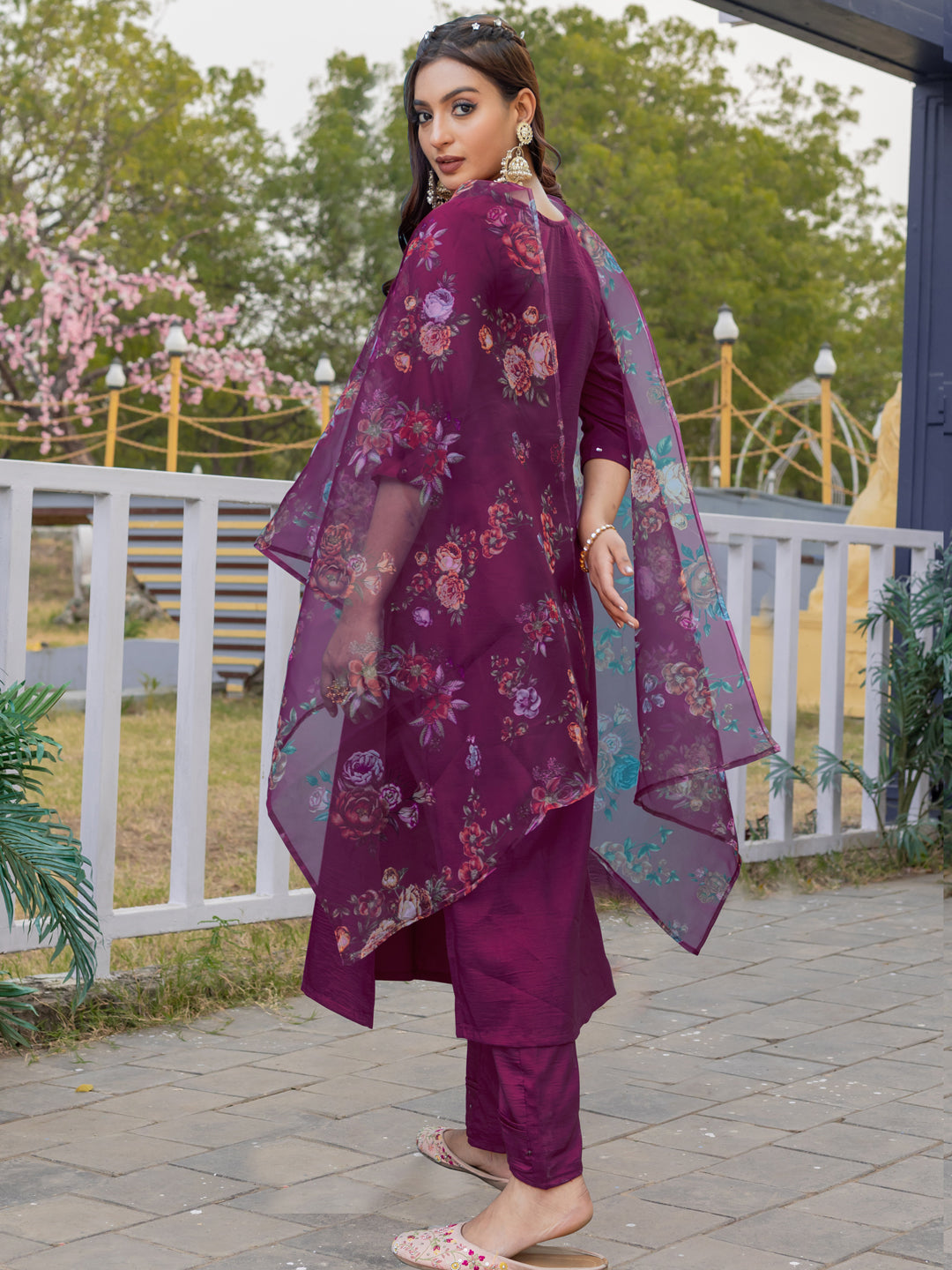 Festive Special Cotton Kurti Set | Elegant Design | Pant And Dupatta