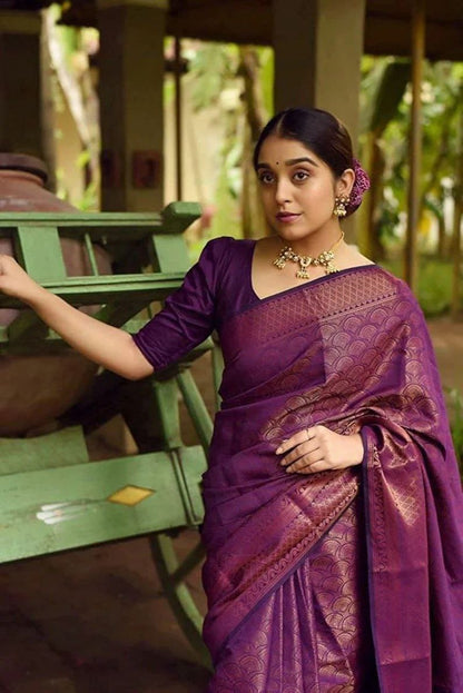 Luxe Layers: Jacquard Border Silk Saree for the Fashion-Forward-Minimum Qty -10 Pic