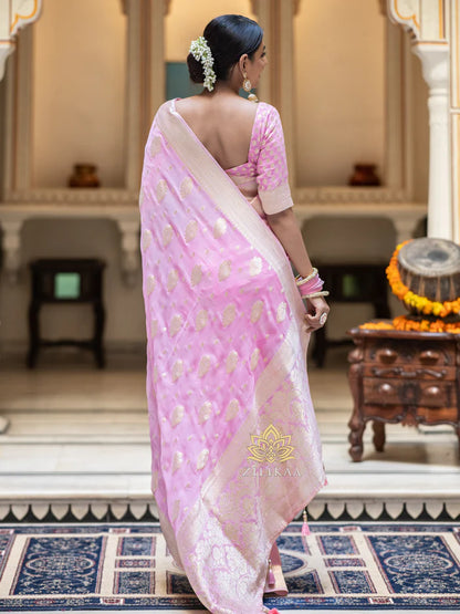 Drape And Dominate - Silk Saree with Luxe Jacquard Game-Minimum Qty -10 Pic