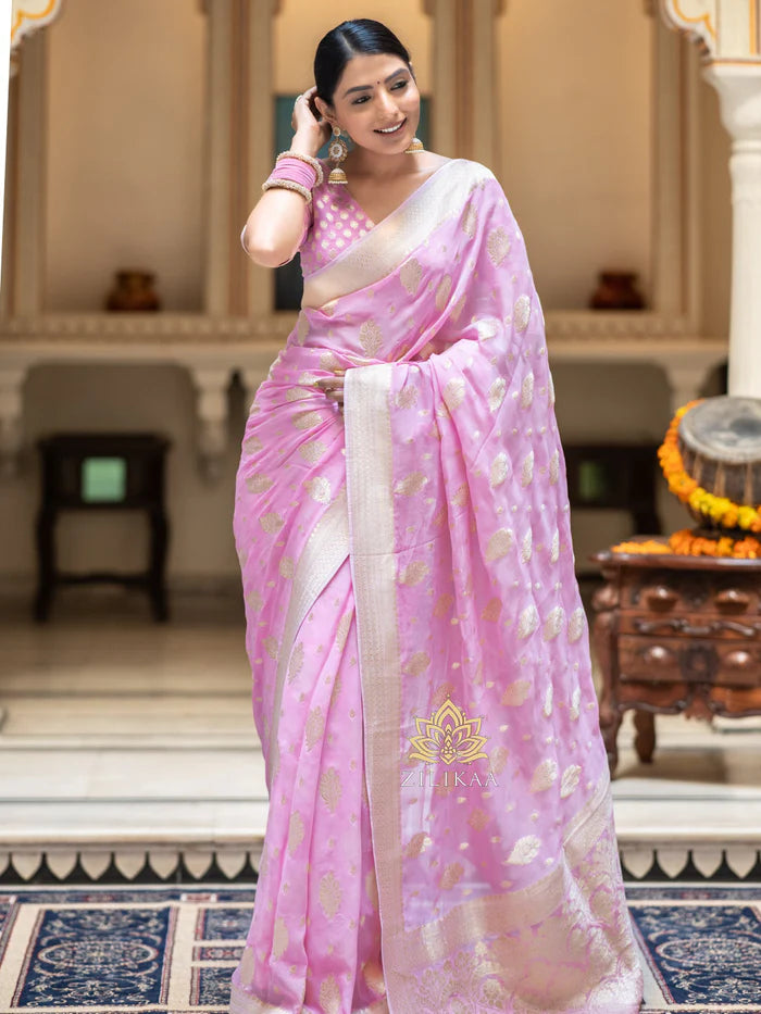 Drape And Dominate - Silk Saree with Luxe Jacquard Game-Minimum Qty -10 Pic