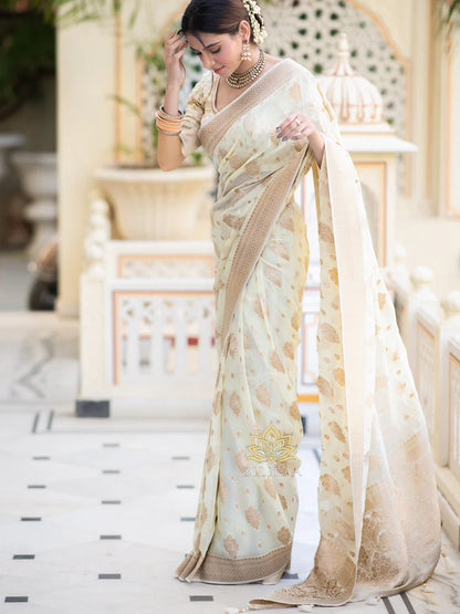 Drape And Dominate - Silk Saree with Luxe Jacquard Game-Minimum Qty -10 Pic