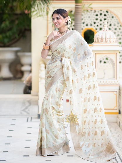 Drape And Dominate - Silk Saree with Luxe Jacquard Game-Minimum Qty -10 Pic