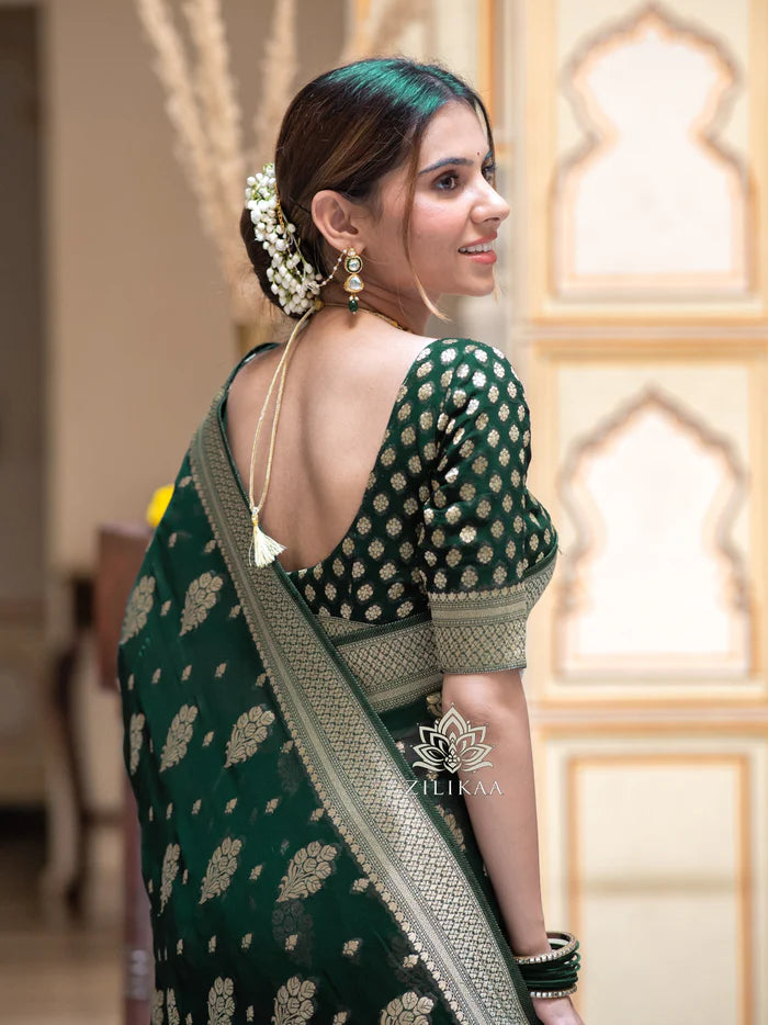 Drape And Dominate - Silk Saree with Luxe Jacquard Game-Minimum Qty -10 Pic