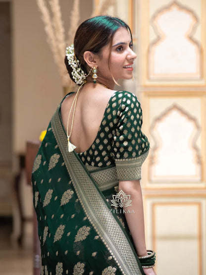 Drape And Dominate - Silk Saree with Luxe Jacquard Game-Minimum Qty -10 Pic