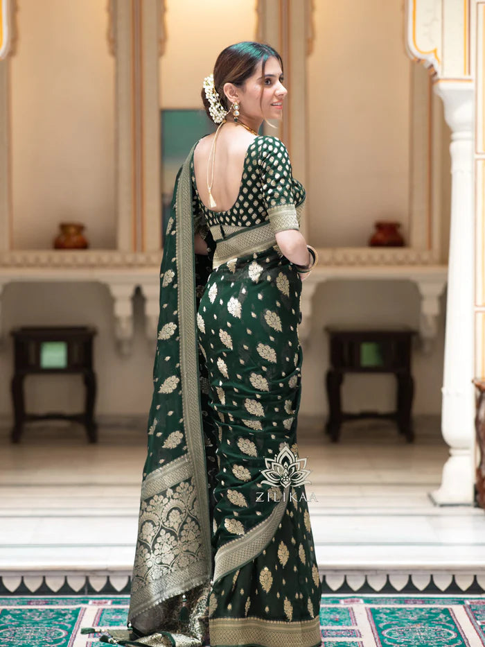 Drape And Dominate - Silk Saree with Luxe Jacquard Game-Minimum Qty -10 Pic