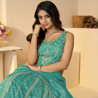 Pretty Pink Silk Intricate Paisley Motifs Traditional Embroidered  Wedding Lehenga.-Minimum Qty -10 Pic