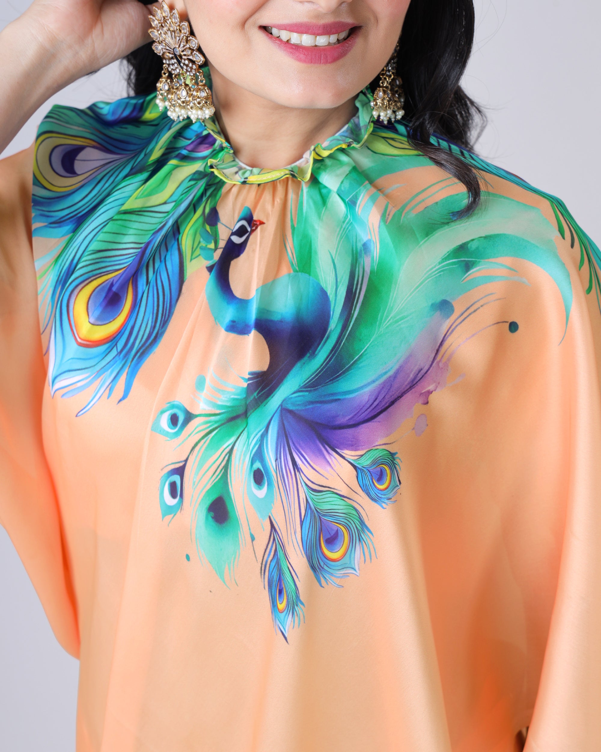 Exclusive Trendy Freehand Mandala Saree