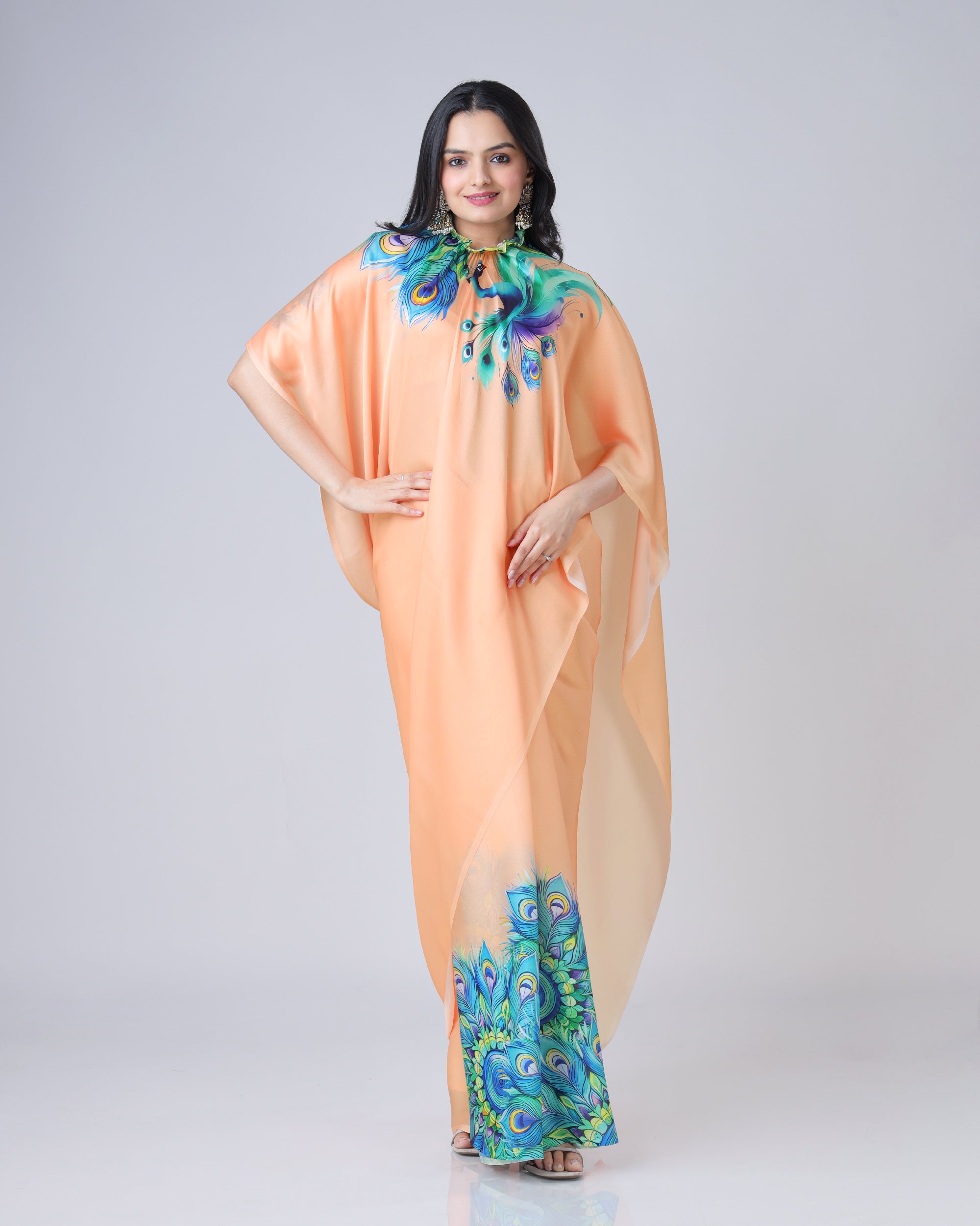 Exclusive Trendy Freehand Mandala Saree