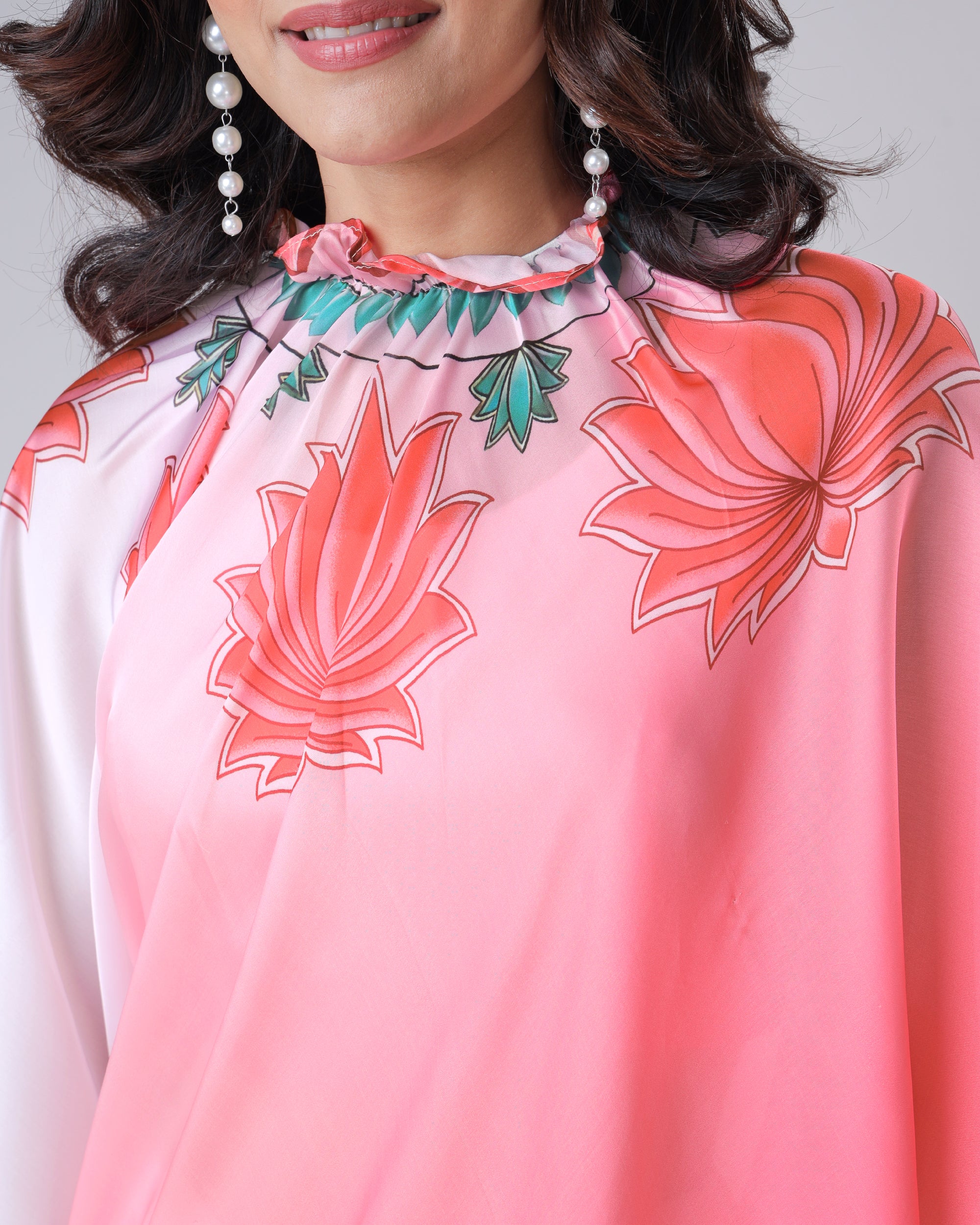 Exclusive Trendy Freehand Mandala Saree