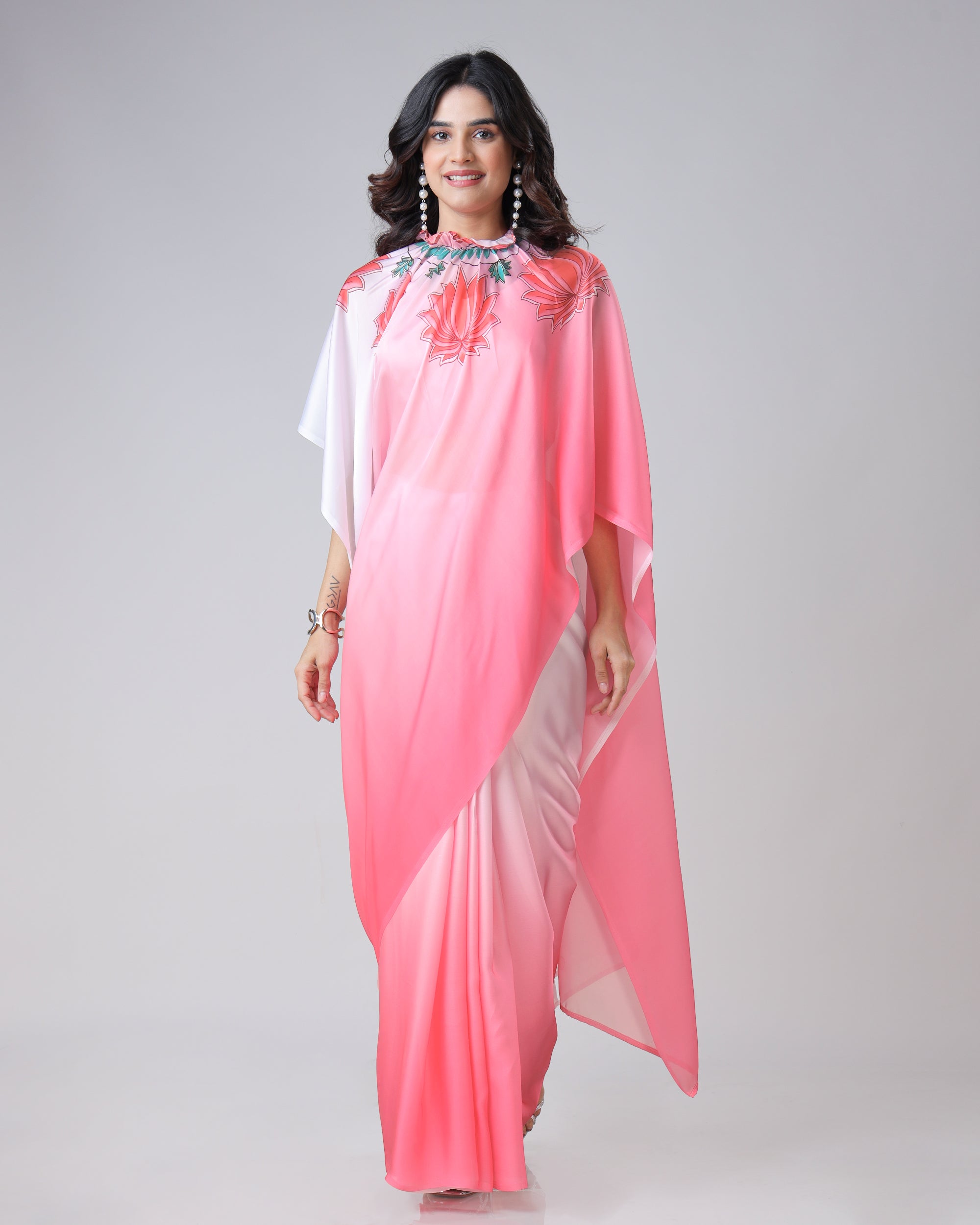 Exclusive Trendy Freehand Mandala Saree