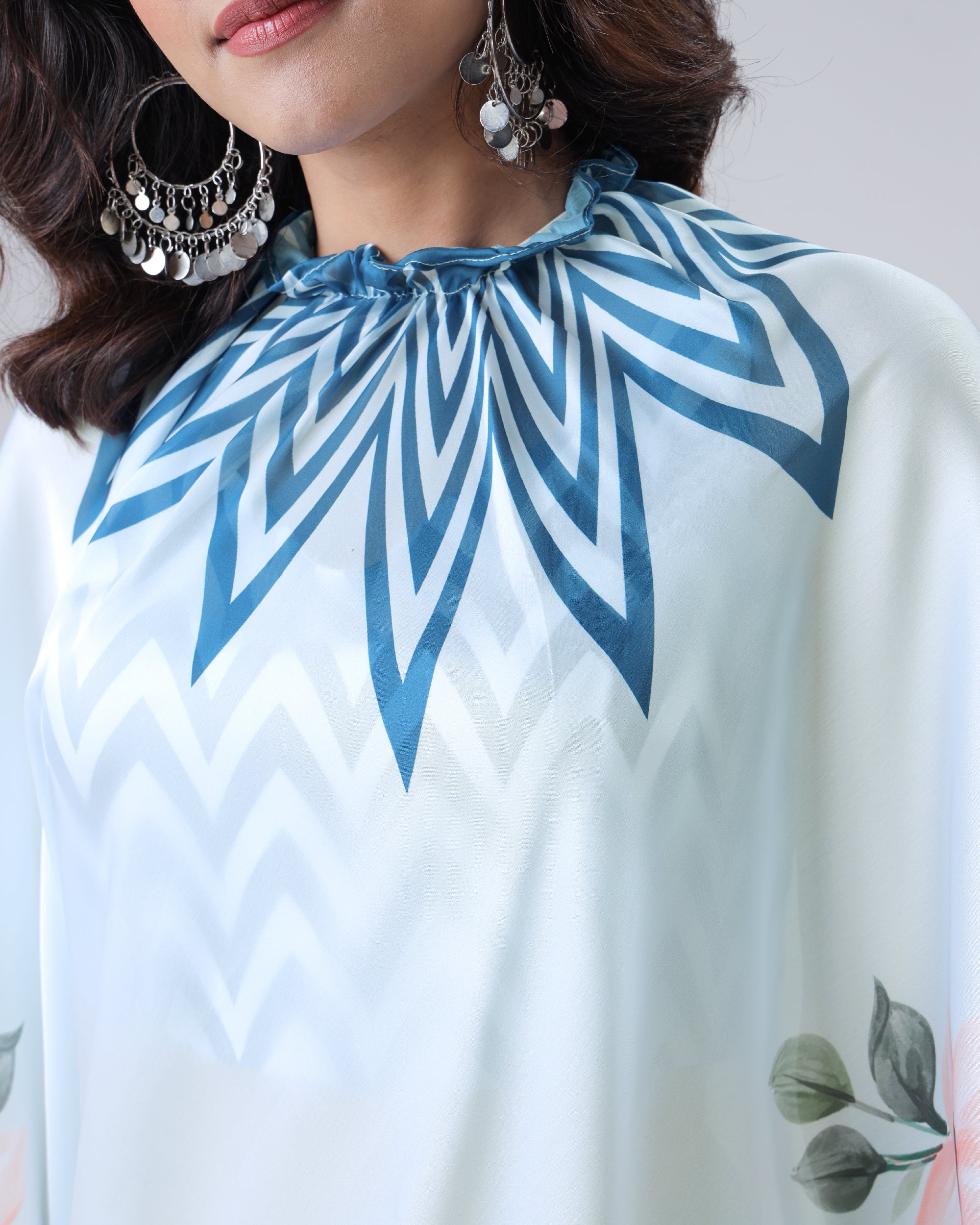 Exclusive Trendy Freehand Mandala Saree