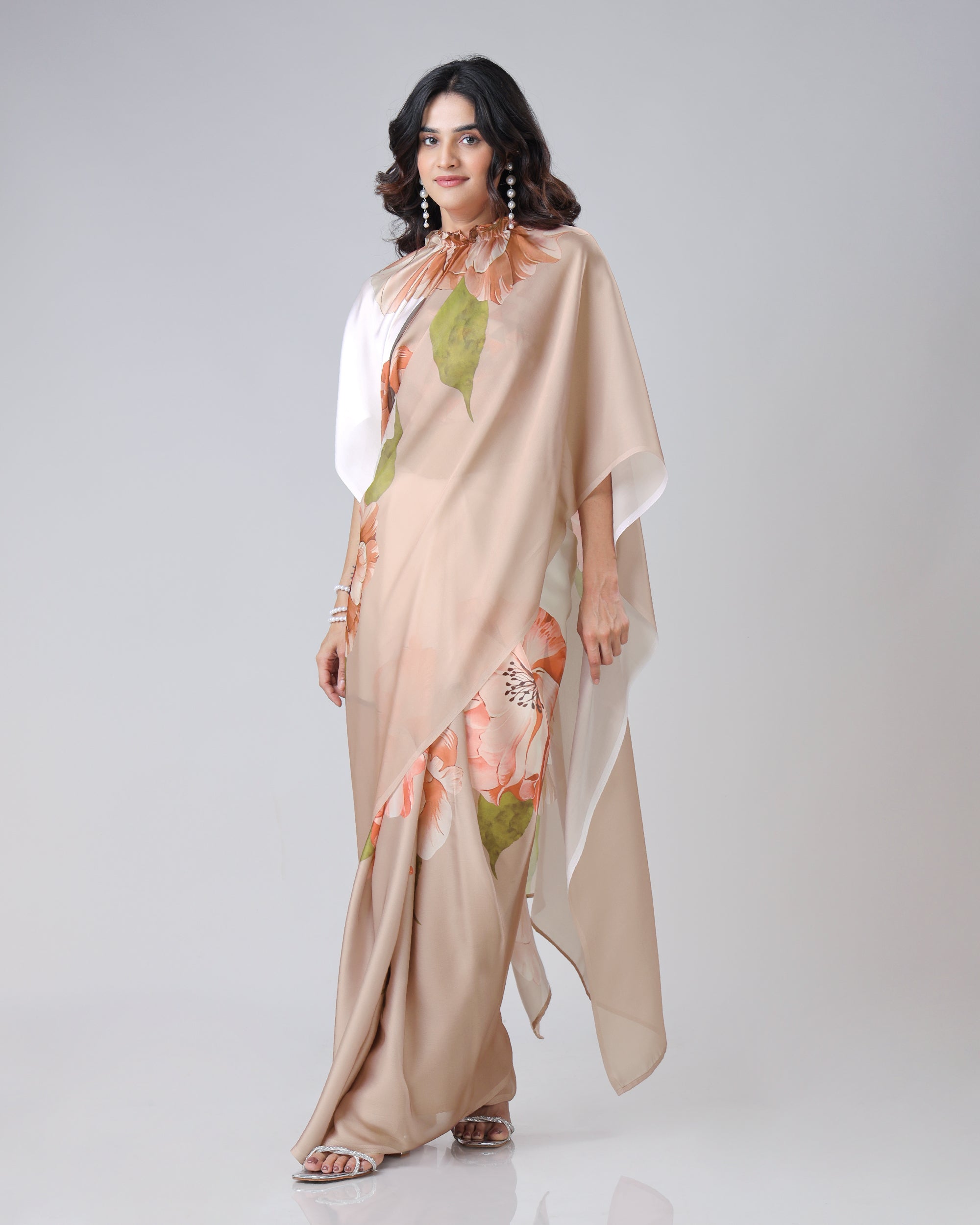 Exclusive Trendy Freehand Mandala Saree