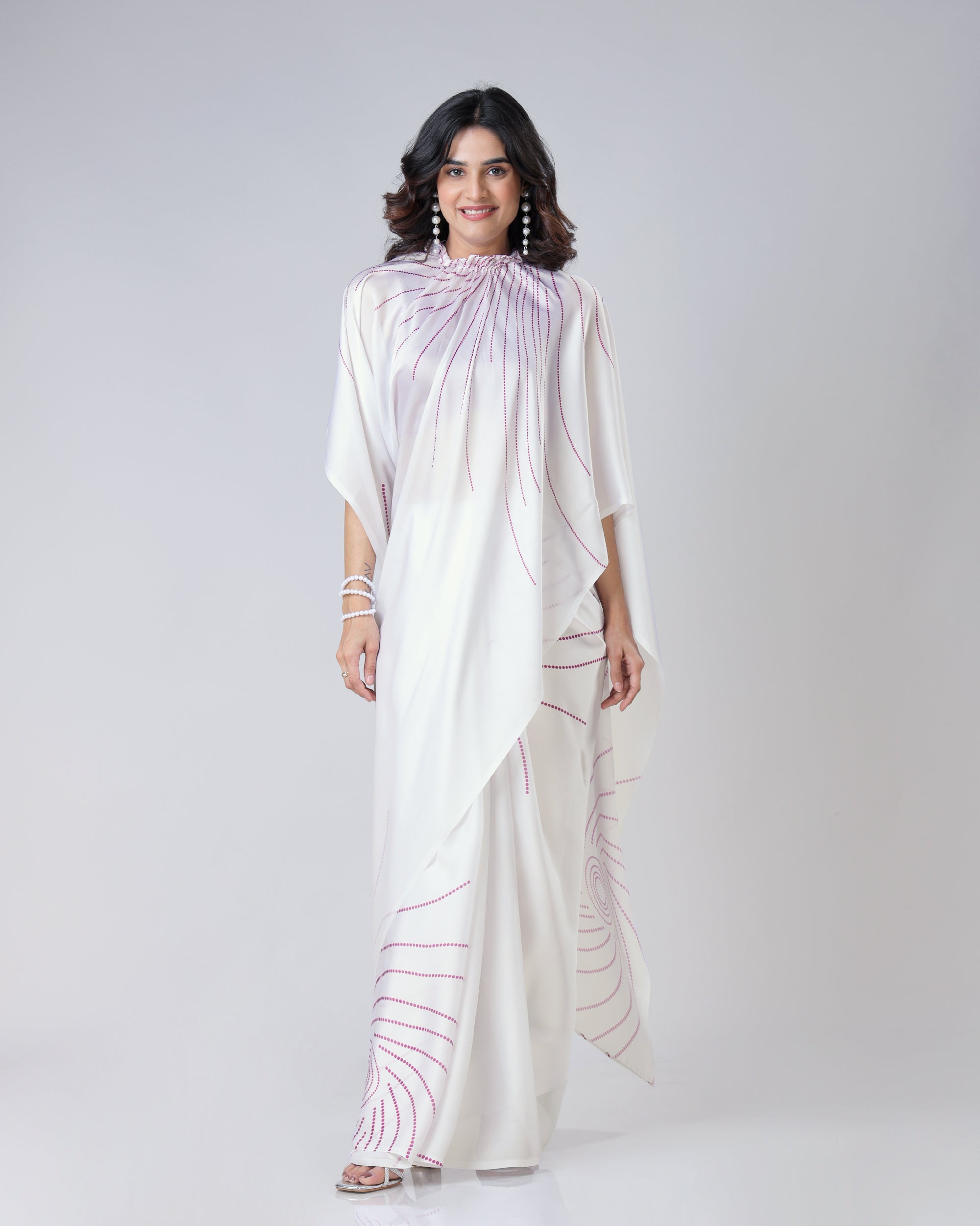 Exclusive Trendy Freehand Mandala Saree