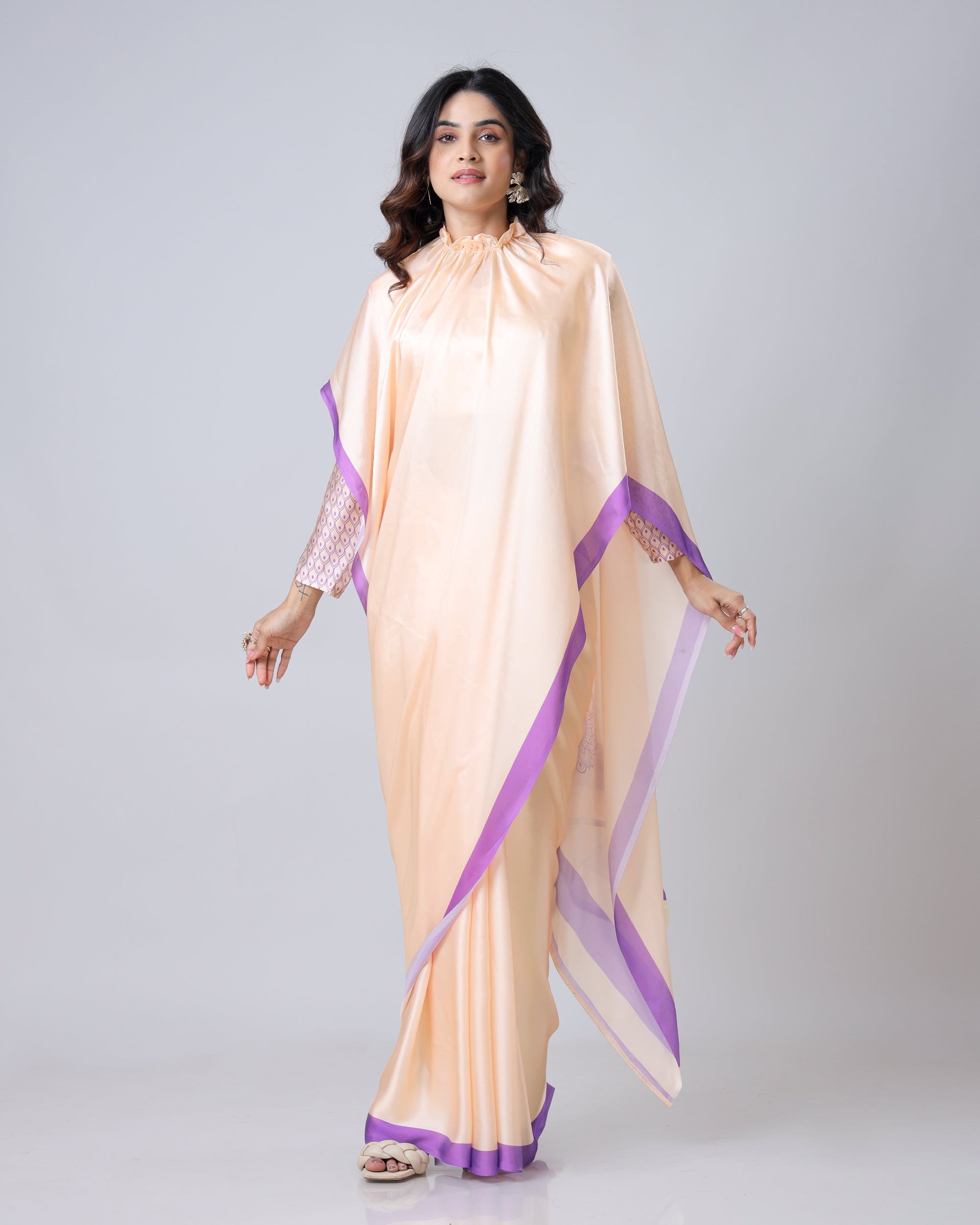 Exclusive Trendy Freehand Mandala Saree