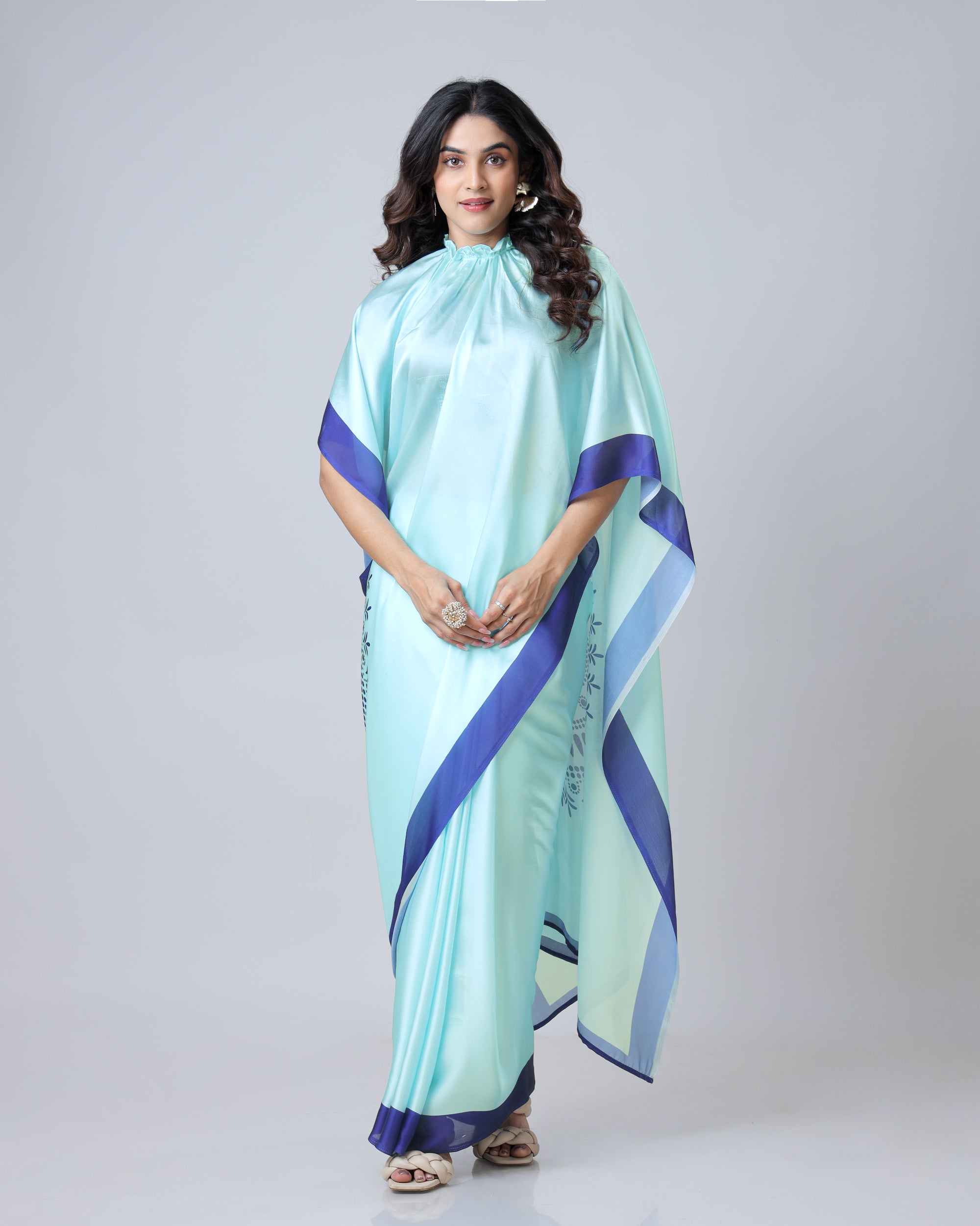 Exclusive Trendy Freehand Mandala Saree