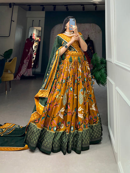 PatolaNoor Lehenga Set – Ethnic Prints with Gotta Patti Borders-Minimum Qty -10 Pic