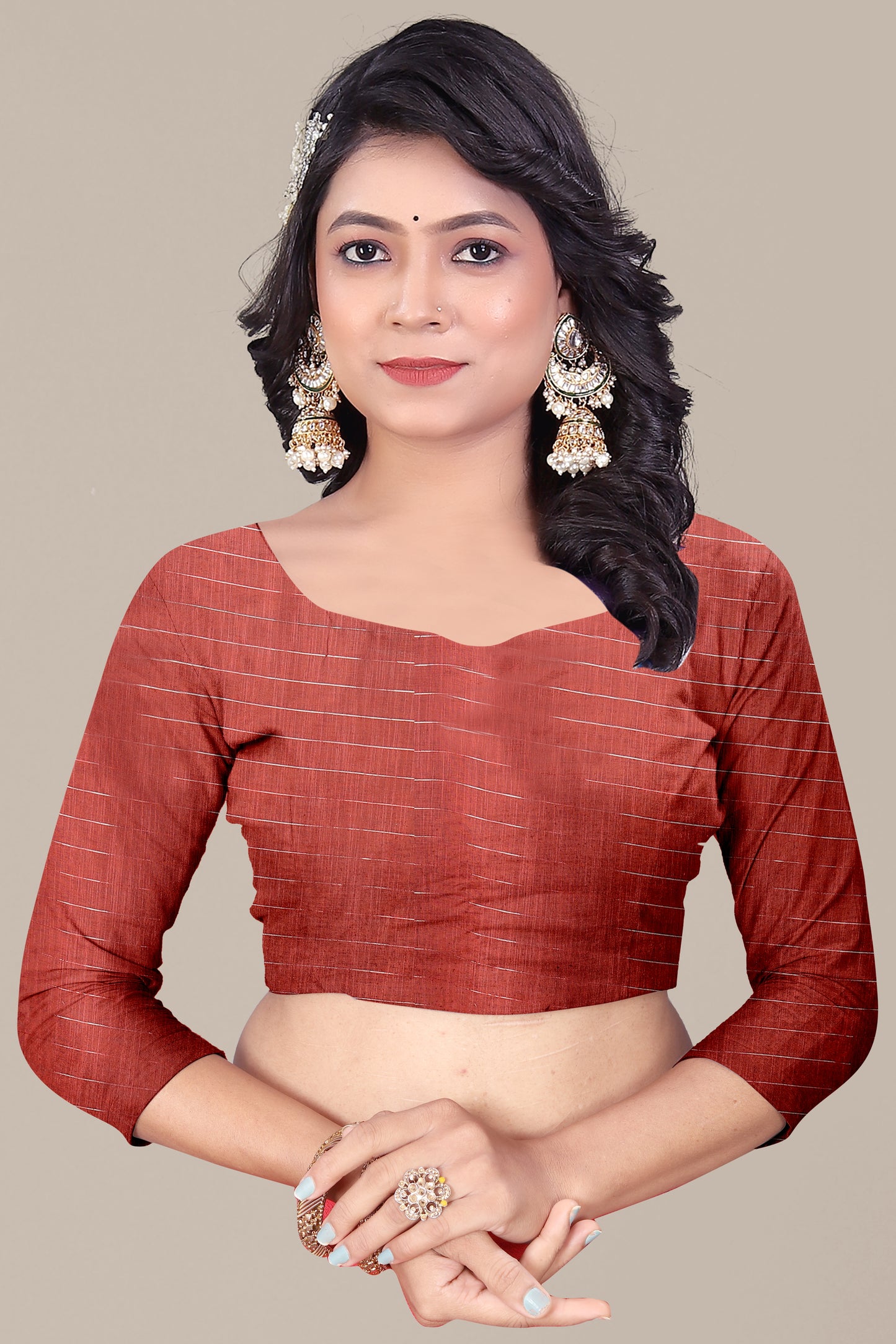 Silver Zari Lurex on Pure Linen Saree - Graceful Look All-Day Comfort