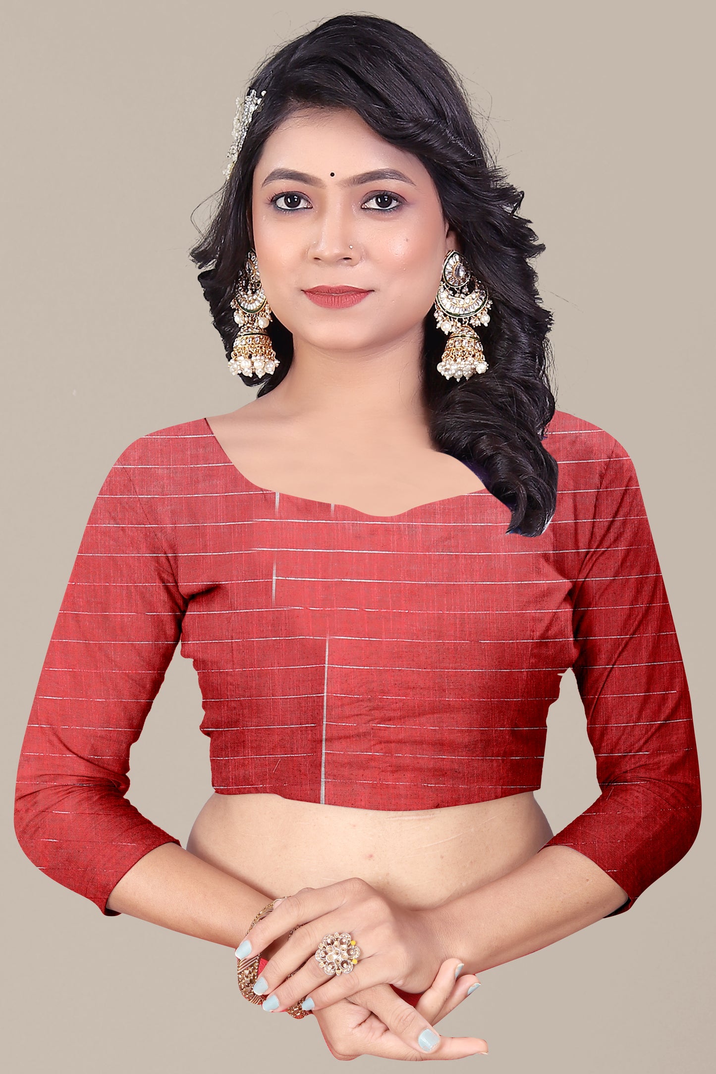 Silvermist Drape - Pure Linen Saree with Ethereal Zari Lurex Sparkle