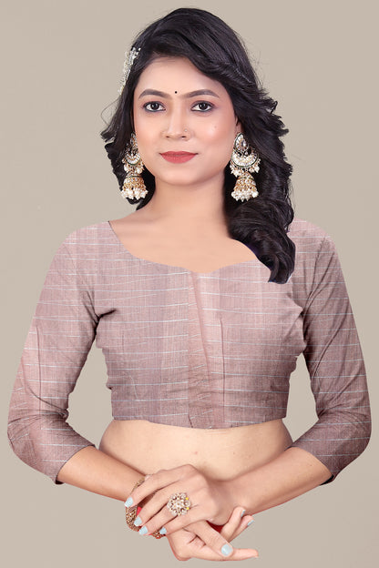 Silversoul - Pure Linen Saree with Subtle Shimmer and Cloud-Soft Feel
