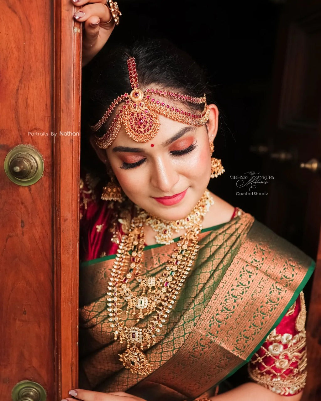 RoyalRaaga: Embellished Banarasi Saree with Golden Jacquard And Heritage Motifs