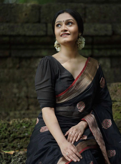 Silk Saree with Rich Pallu And Woven Blouse – Heavy Jacquard Work-Minimum Qty -10 Pic