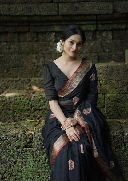 Silk Saree with Rich Pallu And Woven Blouse – Heavy Jacquard Work-Minimum Qty -10 Pic