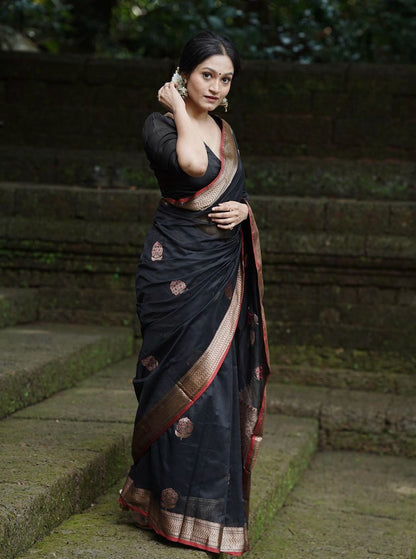 Silk Saree with Rich Pallu And Woven Blouse – Heavy Jacquard Work-Minimum Qty -10 Pic