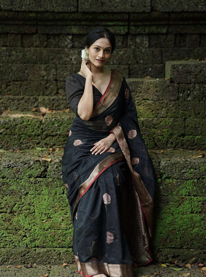 Silk Saree with Rich Pallu And Woven Blouse – Heavy Jacquard Work-Minimum Qty -10 Pic