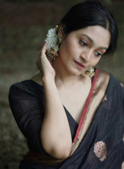 Silk Saree with Rich Pallu And Woven Blouse – Heavy Jacquard Work-Minimum Qty -10 Pic